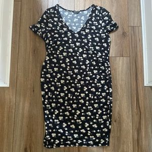 Shein floral maternity dress